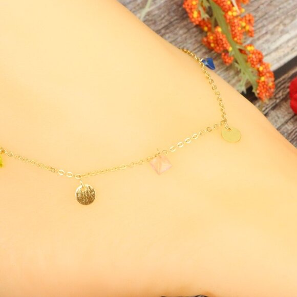 "Elegant Handmade Anklet – Delicate Jewelry for Women, MAR092135 - Picture 5 of 10